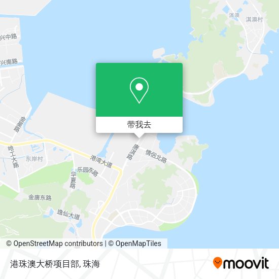 港珠澳大桥项目部地图