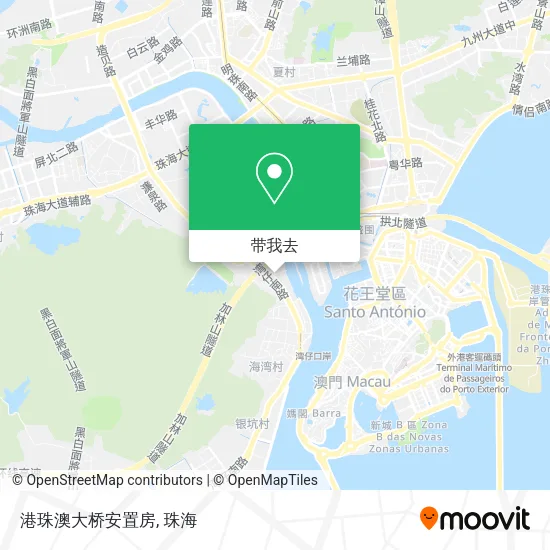 港珠澳大桥安置房地图