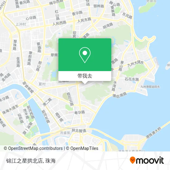 锦江之星拱北店地图