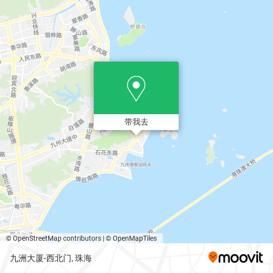 九洲大厦-西北门地图