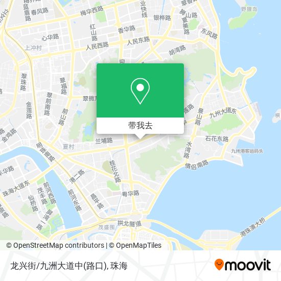 龙兴街/九洲大道中(路口)地图