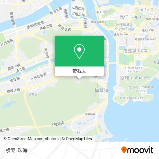 横琴地图