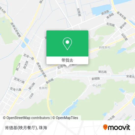 肯德基(映月餐厅)地图