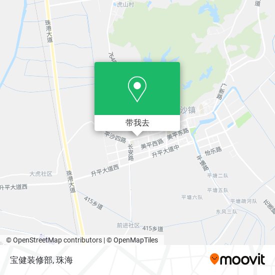 宝健装修部地图