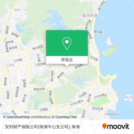 安邦财产保险公司(珠海中心支公司)地图