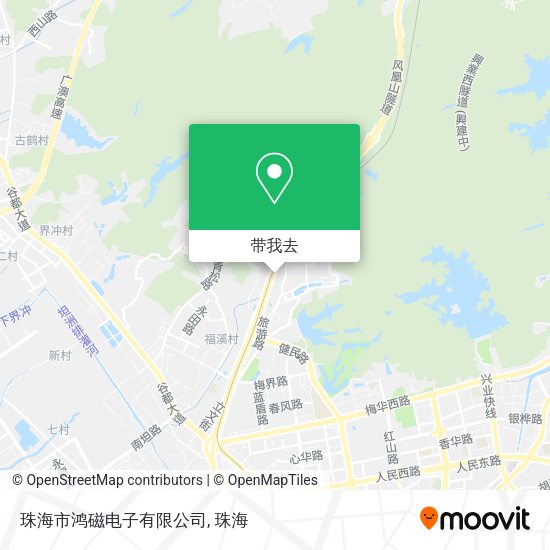 珠海市鸿磁电子有限公司地图