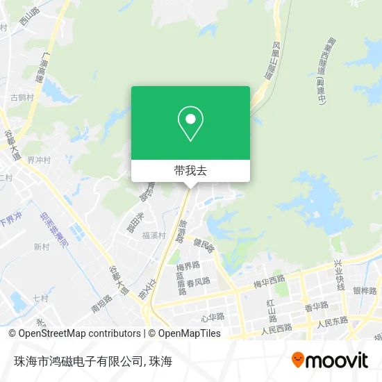 珠海市鸿磁电子有限公司地图