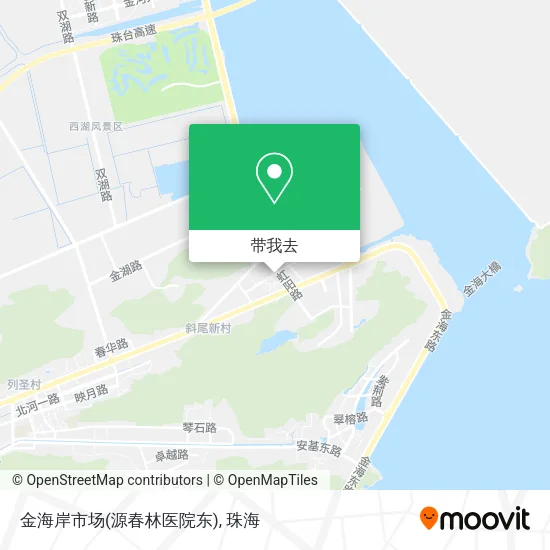金海岸市场(源春林医院东)地图