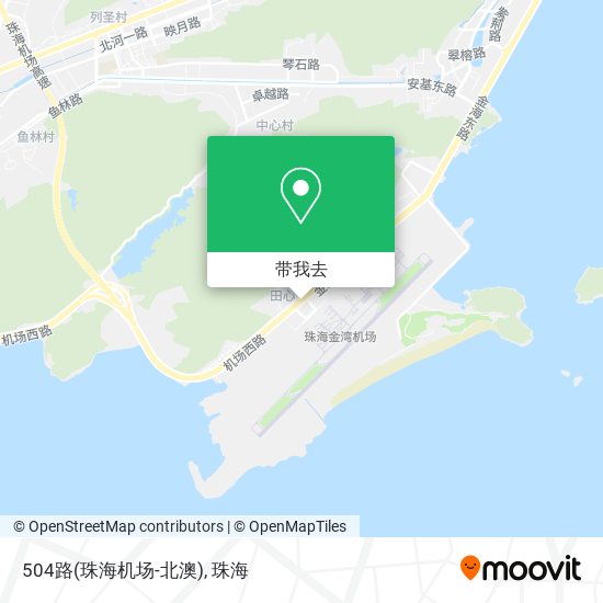 504路(珠海机场-北澳)地图