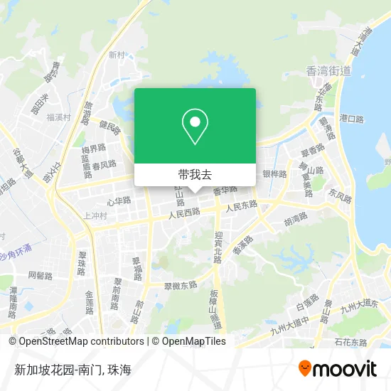 新加坡花园-南门地图
