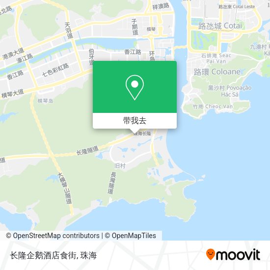 长隆企鹅酒店食街地图