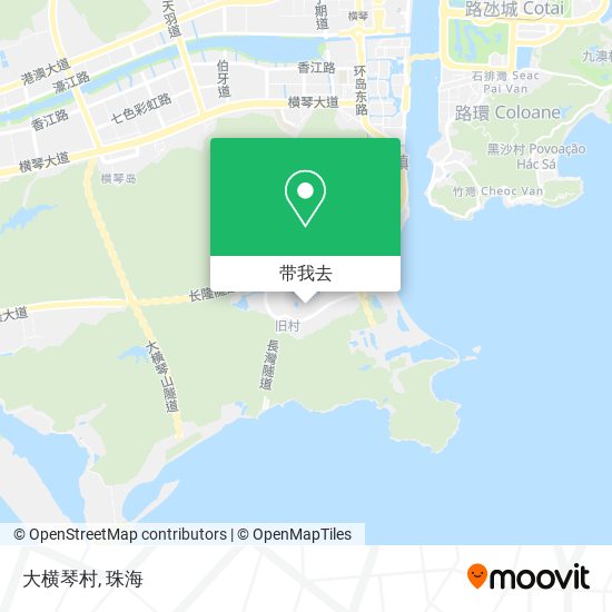 大横琴村地图