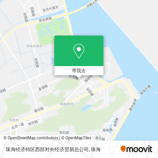 珠海经济特区西部对外经济贸易总公司地图