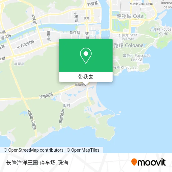 长隆海洋王国-停车场地图