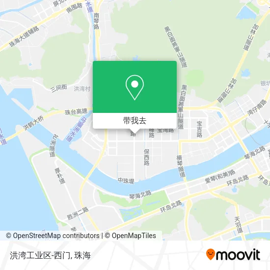 洪湾工业区-西门地图