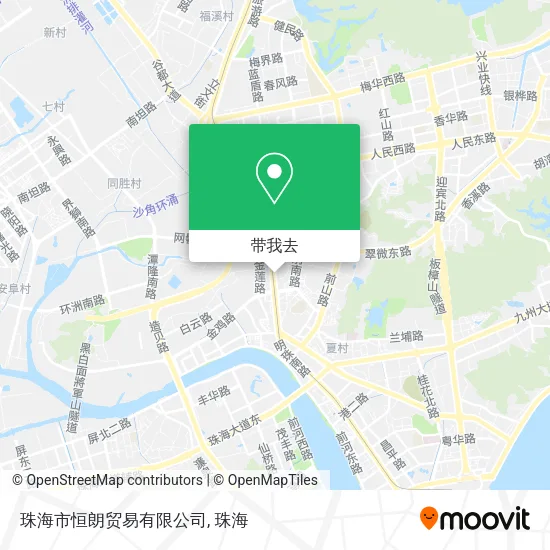 珠海市恒朗贸易有限公司地图
