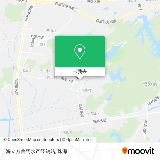 海立方兽药水产经销站地图