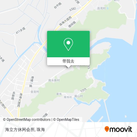 海立方休闲会所地图