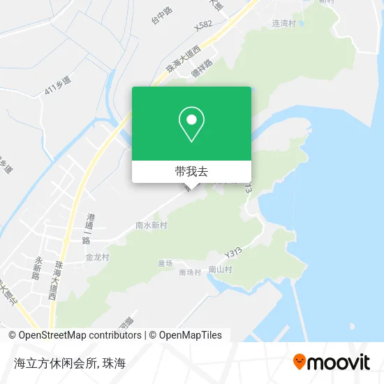 海立方休闲会所地图