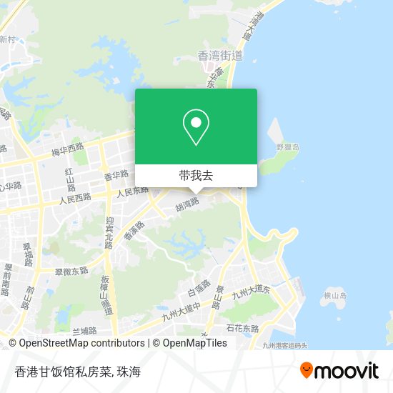 香港甘饭馆私房菜地图