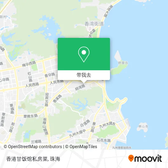 香港甘饭馆私房菜地图