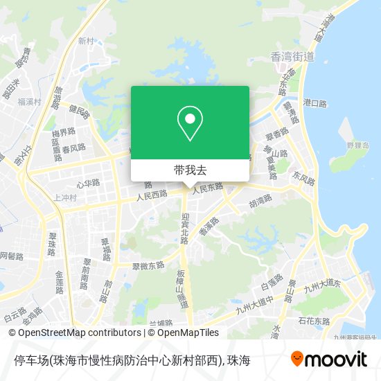 停车场(珠海市慢性病防治中心新村部西)地图