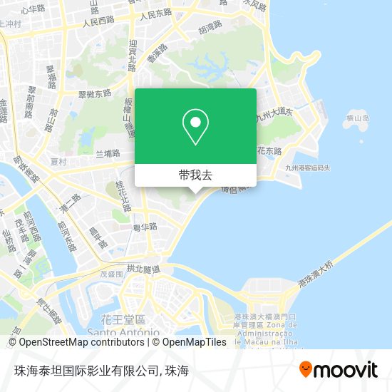 珠海泰坦国际影业有限公司地图
