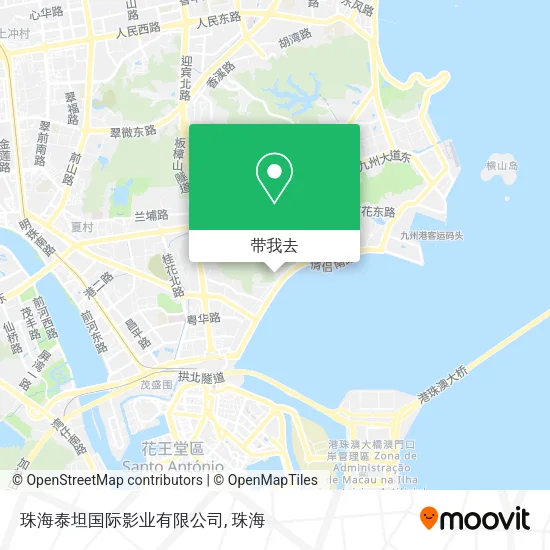 珠海泰坦国际影业有限公司地图