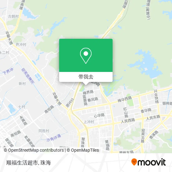 顺福生活超市地图