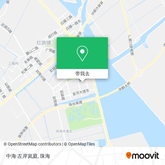 中海·左岸岚庭地图