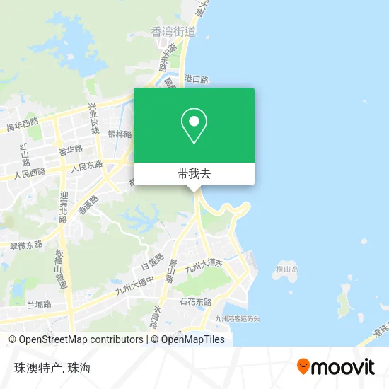 珠澳特产地图
