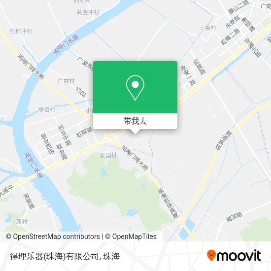 得理乐器(珠海)有限公司地图