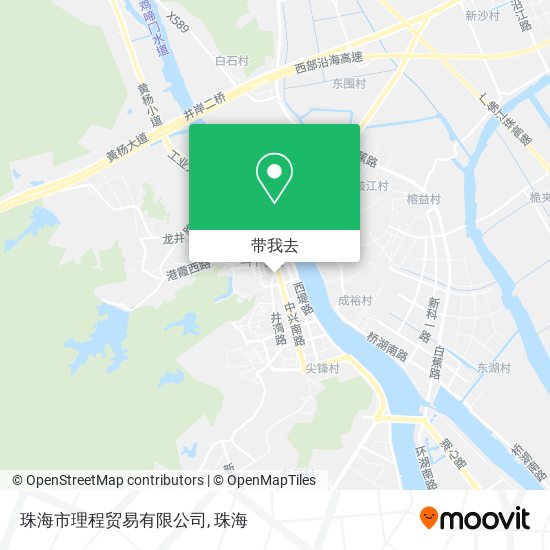 珠海市理程贸易有限公司地图