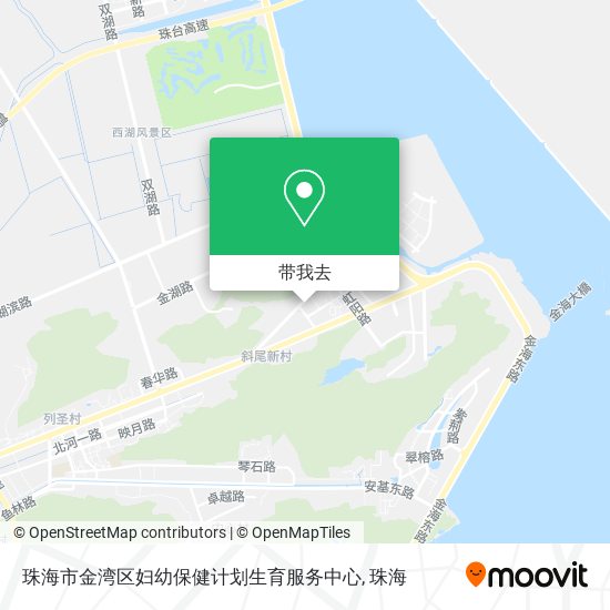 珠海市金湾区妇幼保健计划生育服务中心地图