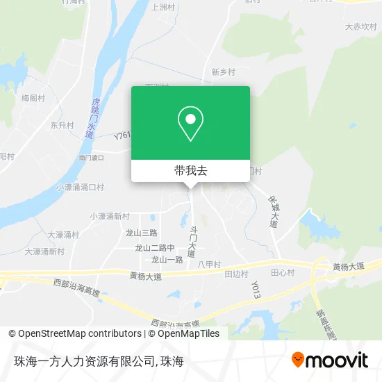 珠海一方人力资源有限公司地图