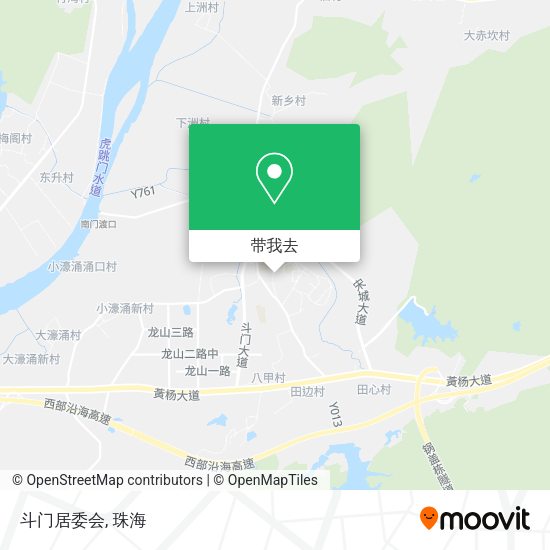 斗门居委会地图
