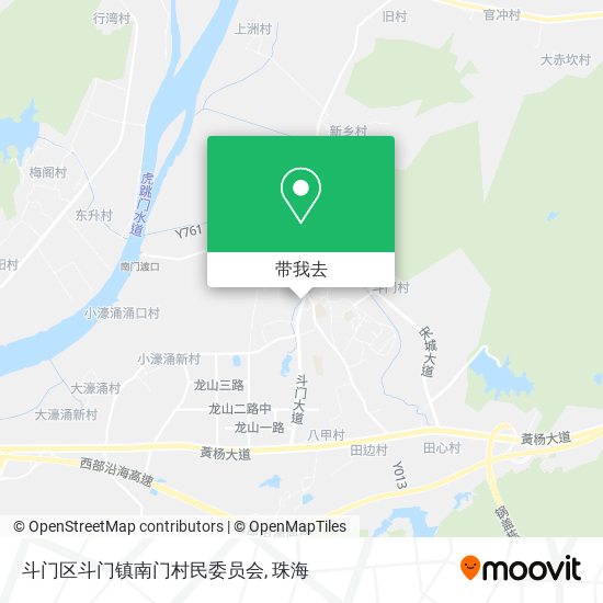 斗门区斗门镇南门村民委员会地图