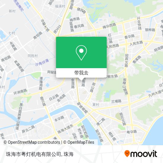 珠海市粤灯机电有限公司地图