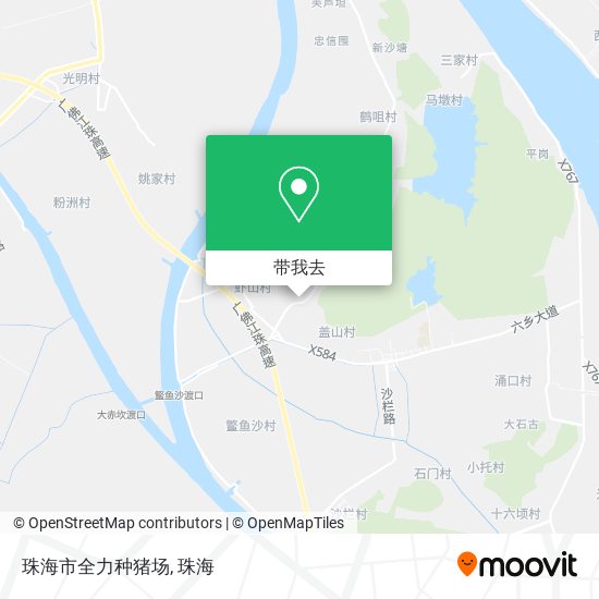 珠海市全力种猪场地图