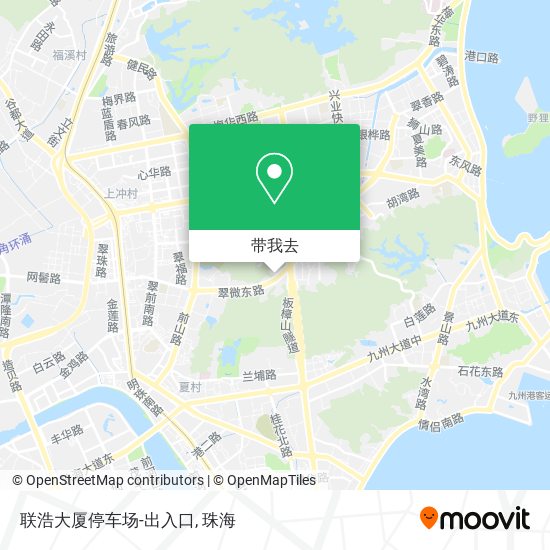 联浩大厦停车场-出入口地图
