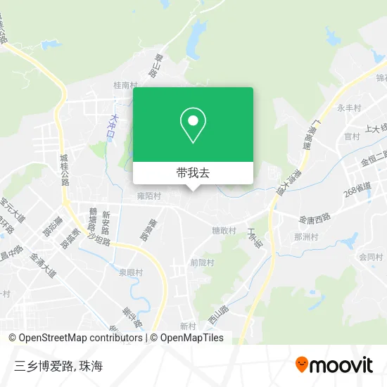 三乡博爱路地图