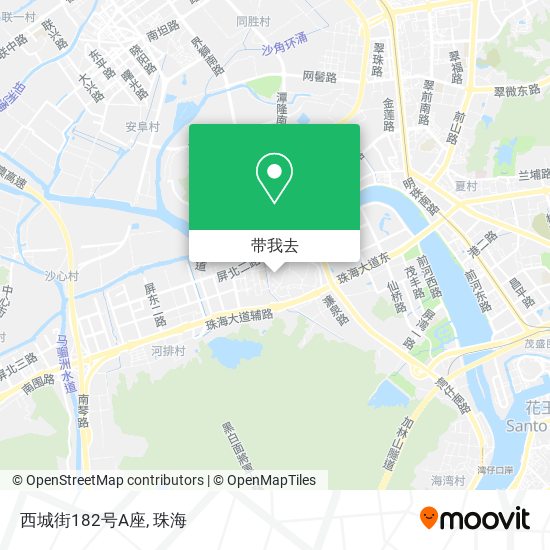 西城街182号A座地图