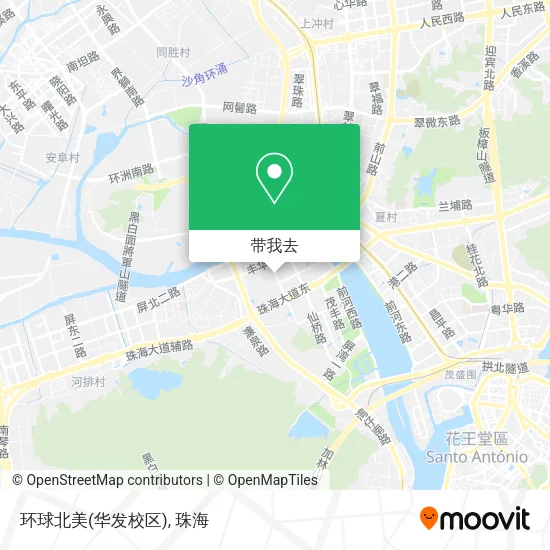 环球北美(华发校区)地图