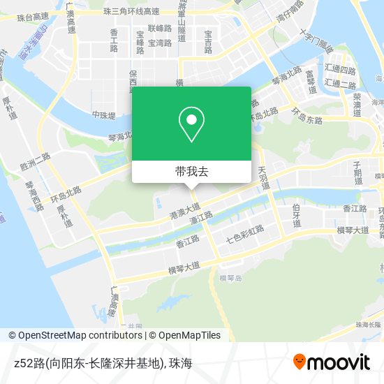 z52路(向阳东-长隆深井基地)地图