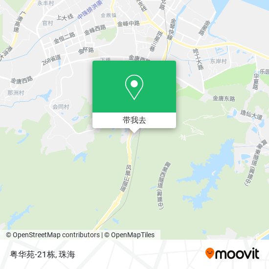 粤华苑-21栋地图