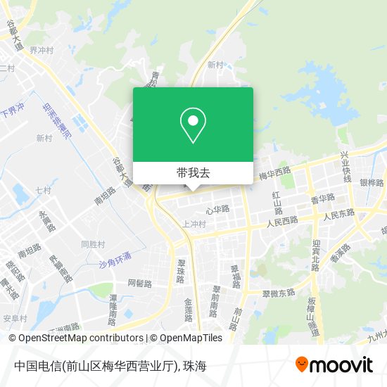 中国电信(前山区梅华西营业厅)地图