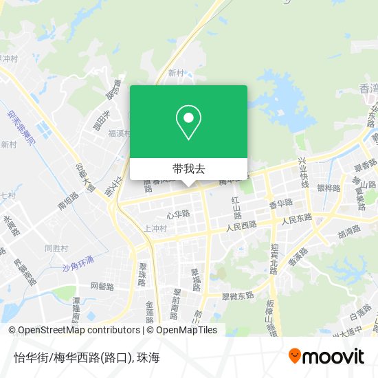 怡华街/梅华西路(路口)地图