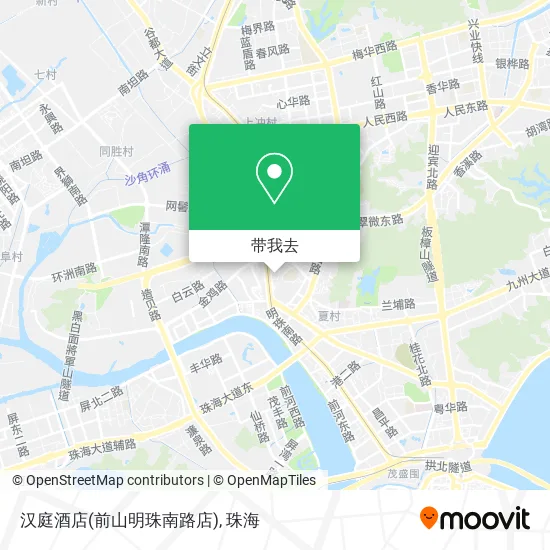 汉庭酒店(前山明珠南路店)地图