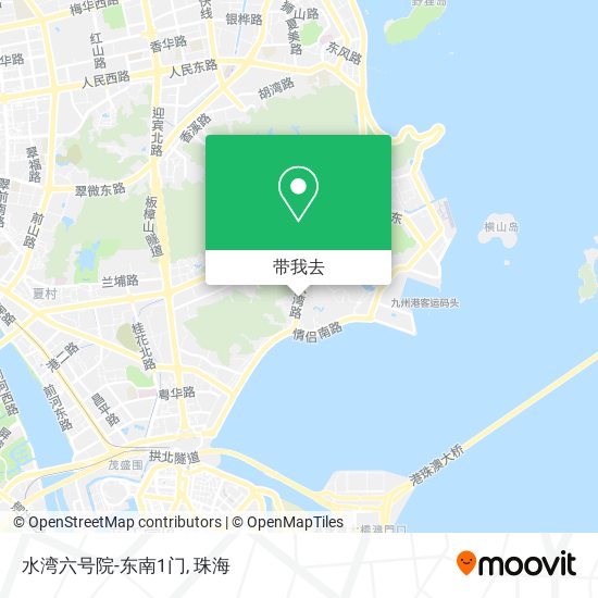水湾六号院-东南1门地图