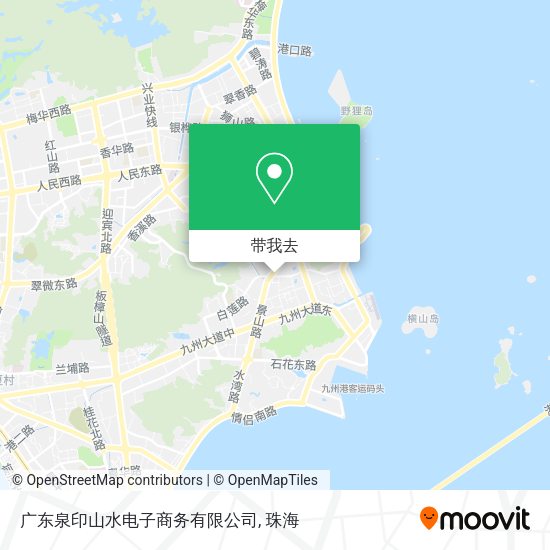 广东泉印山水电子商务有限公司地图